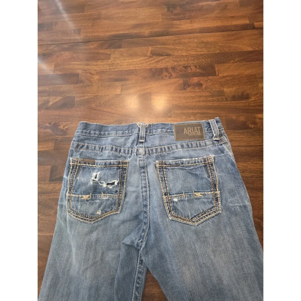 Ariat Men's Relaxed Boot Cut Jeans 32×34 Cotton Denim